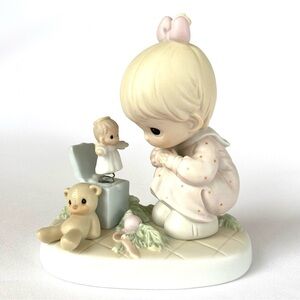 Precious Moments “Just Poppin’ In To Say Halo” Vintage 1994 Figurine 523755